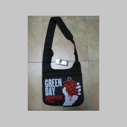 Green Day  pevná textilná taška cez plece, nastaviteľná 100%polyester cca.27x32x10cm